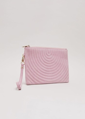 Phase Eight Stitch Detail Bags Pink USA | 2601593-ZY